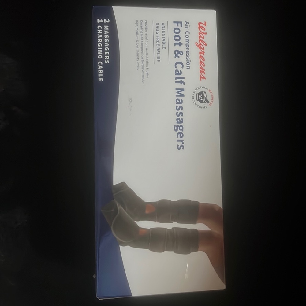 Foot and calf massagers